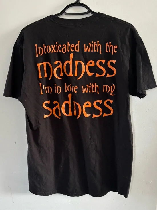 The Smashing Pumpkins Tshirt intoxicated with the madness front/back print sz L - Picture 3 of 3